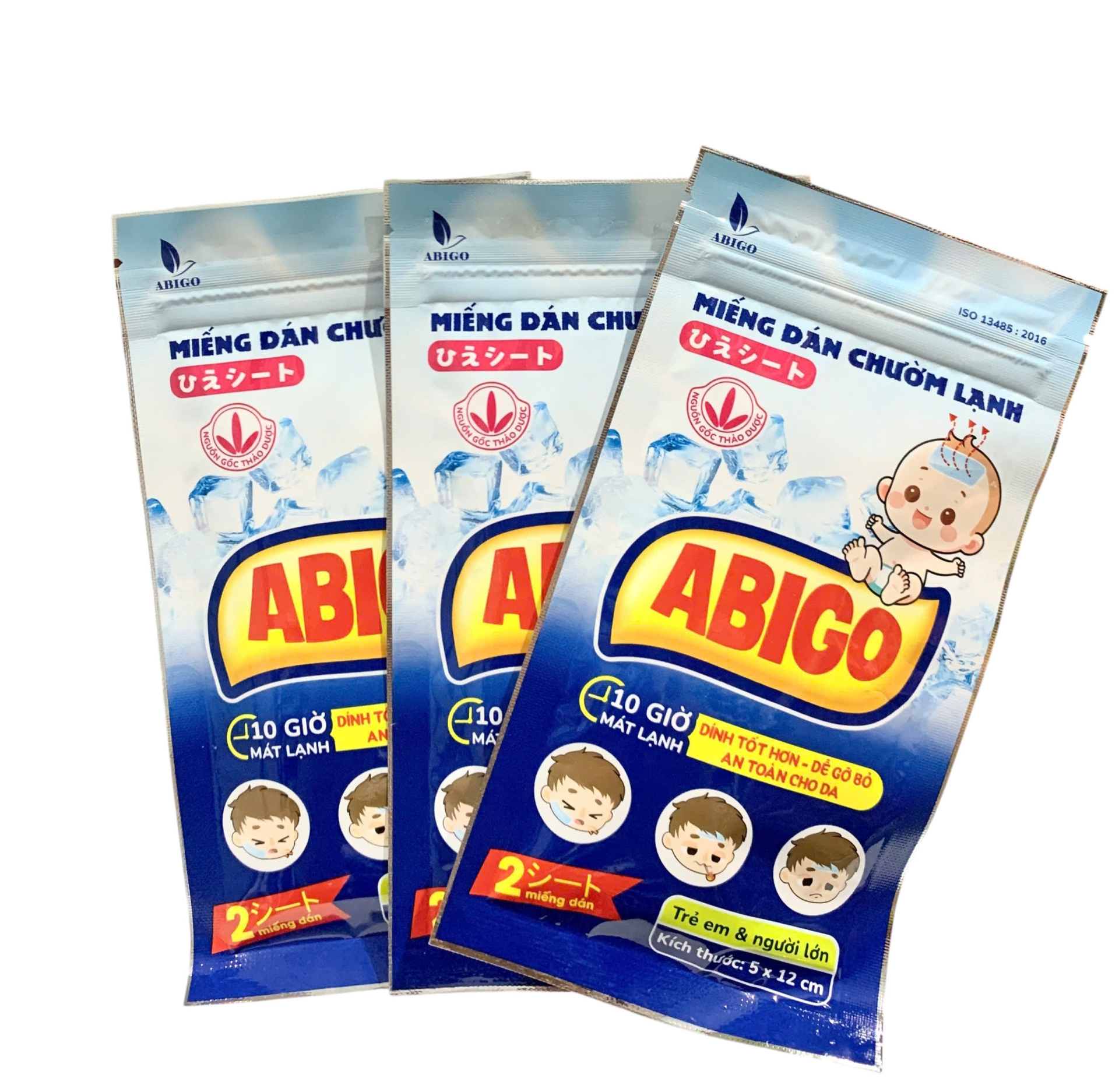Miếng Dán Hạ Sốt ( Chườm Lạnh ) ABIGO