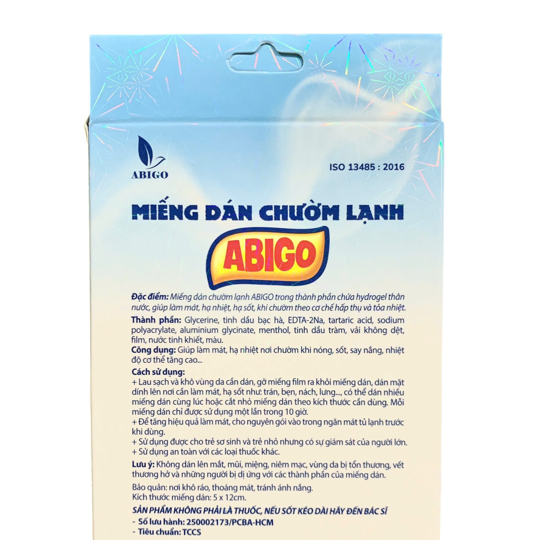 Miếng Dán Hạ Sốt ( Chườm Lạnh ) ABIGO