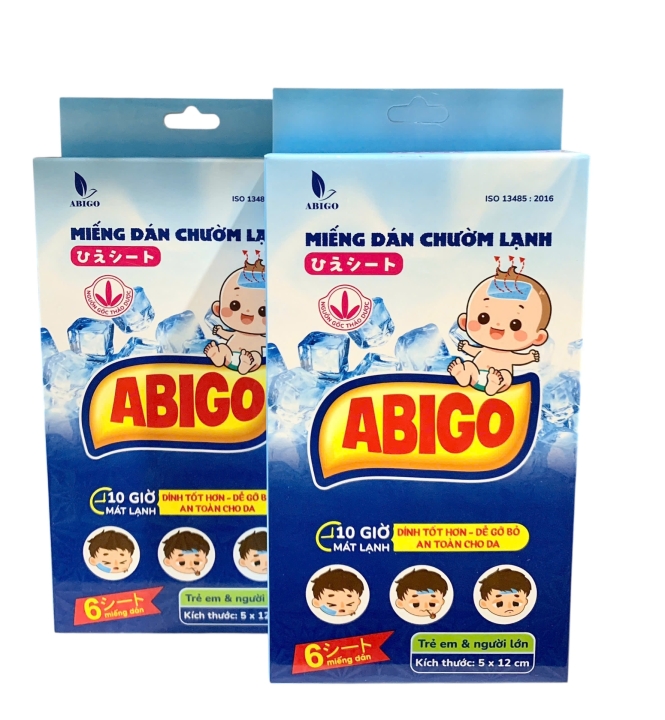 Miếng Dán Hạ Sốt ( Chườm Lạnh ) ABIGO