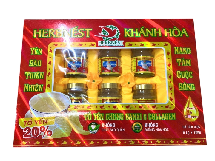 Yến Lốc [ RED ] Chưng Canxi & Colagen